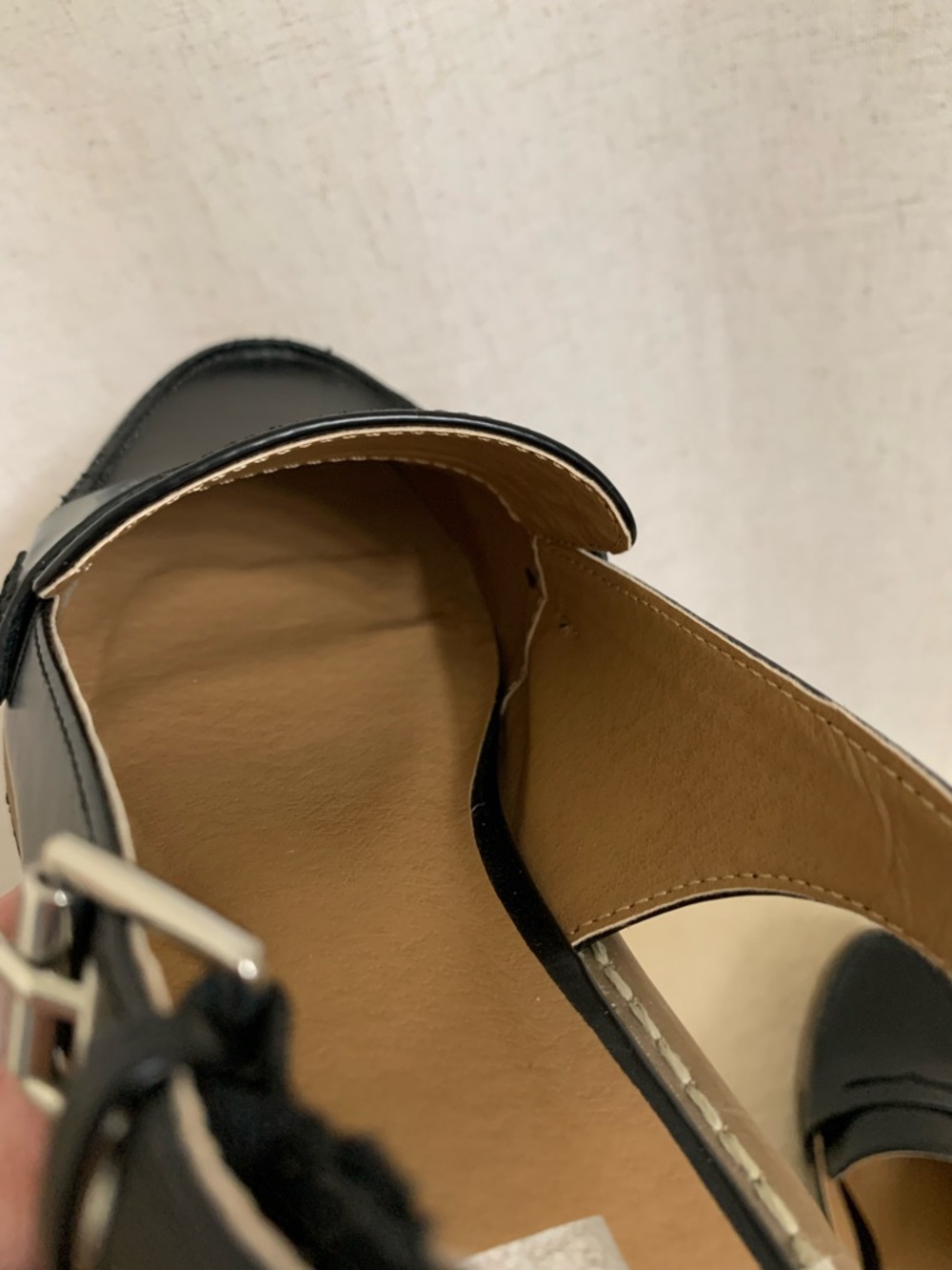 Dolce Vita Cancun Patent Leather Slingback Lug Sole Loafer Chunky Block Heel 9 - Picture 7 of 10